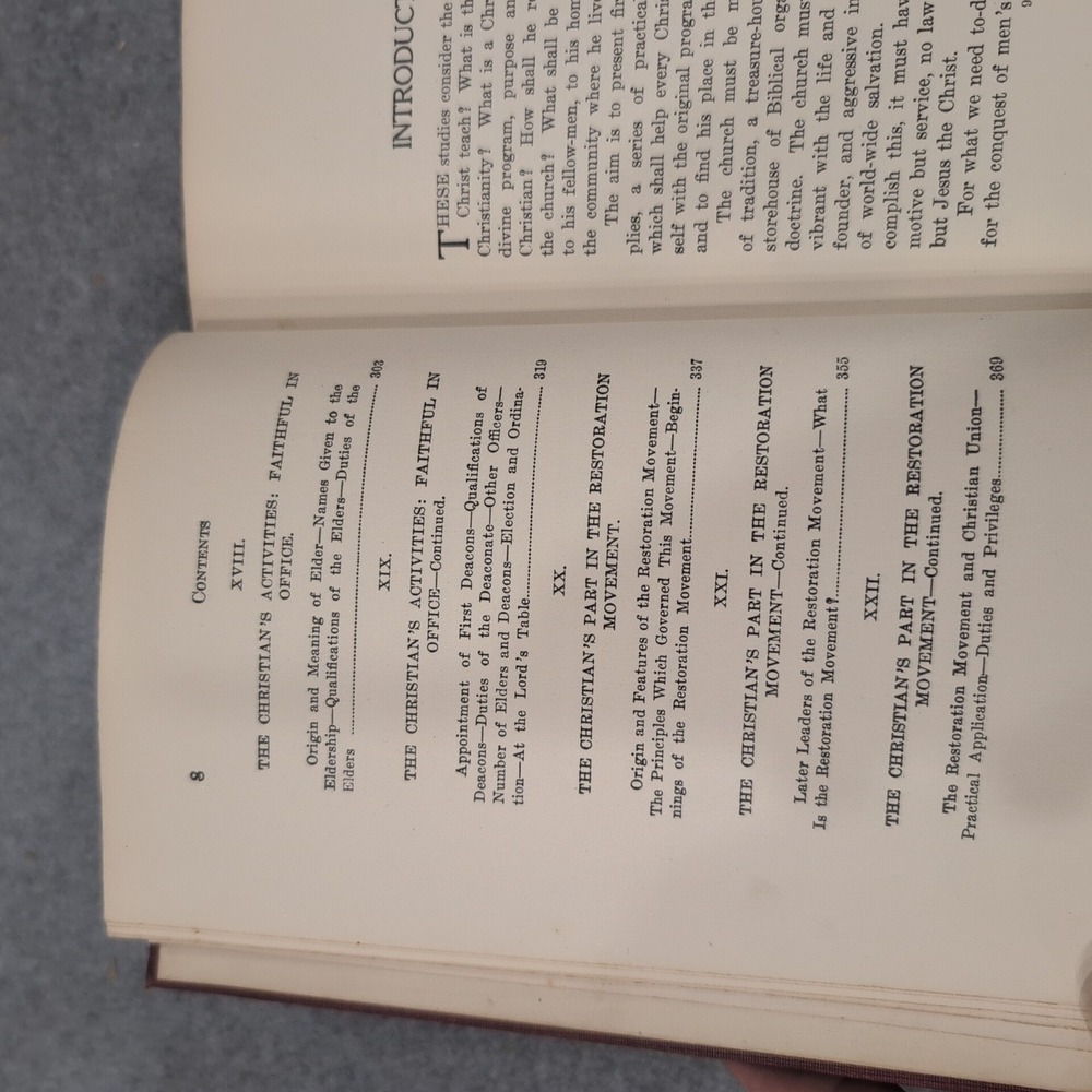 The Christian's Life and Program Traverce Harrison 1923 Hardcover Religious Book - Picture 6 of 7